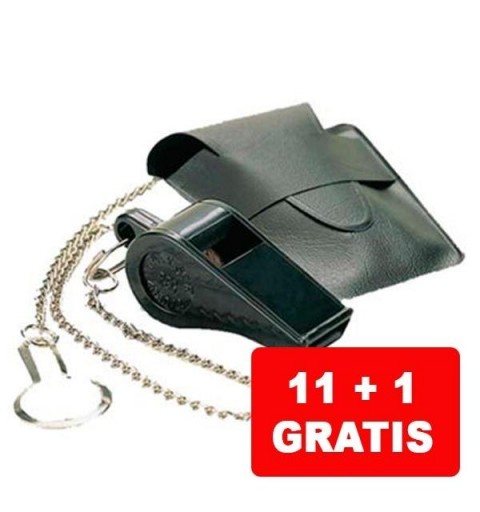 Caja 11+1 Silbato Gratis Naysir N-1B Con Cadena y Funda