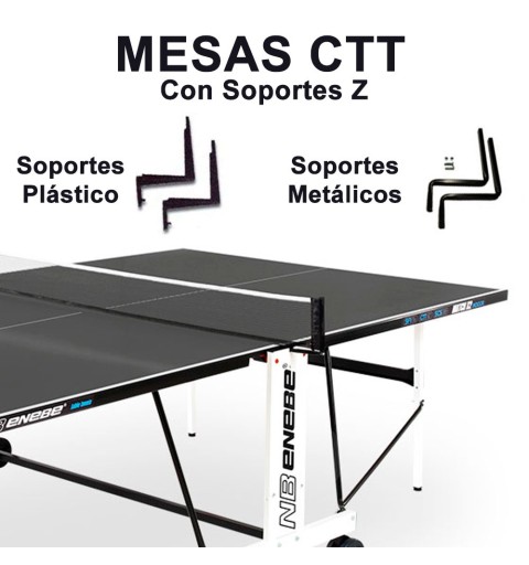 soportes z para mesas ping pong Enebe