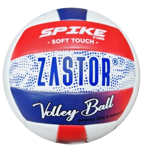 Pack 12 Balones Voleibol Zastor Spike 5V1500 Rojo/Azul T-5