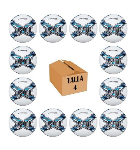 Pack 12 Balones Fútbol Zastor Striker 4F2000 T-4