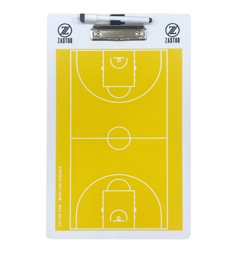 anverso  pizarra entrenador basket