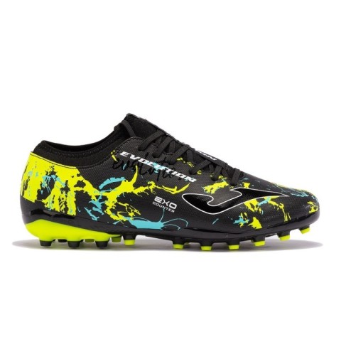 Joma Evolution Negro/Amarillo Flúor AG