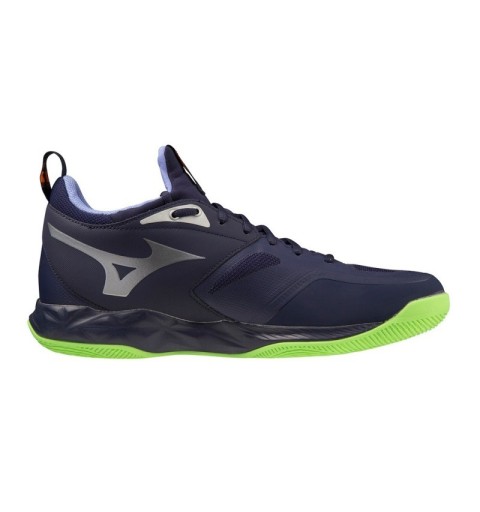 Mizuno verde e store azul