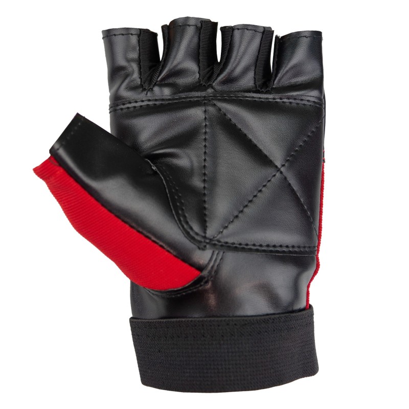 Guantes Fitness Max Sports Cota Rojo/Negro