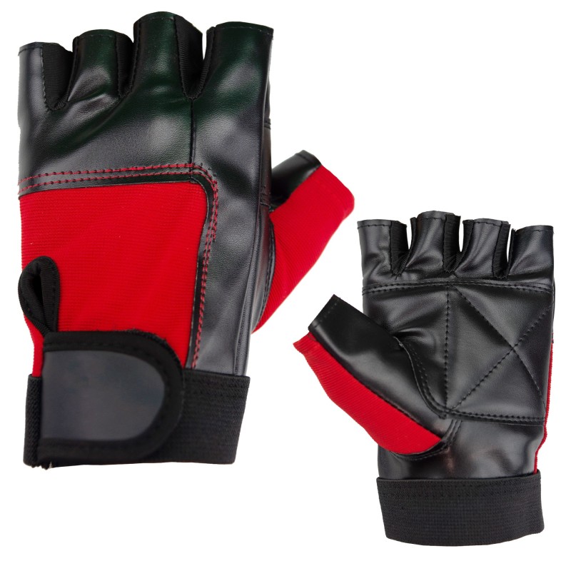 Guantes Fitness Max Sports Cota Rojo/Negro