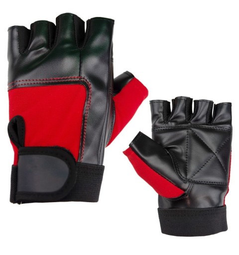 Guantes Fitness Max Sports Cota Rojo/Negro