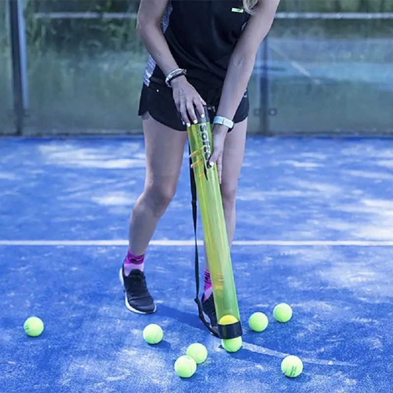 ten a manos iempre tus pelotas de tenis o padel con este tubo recogepelotas