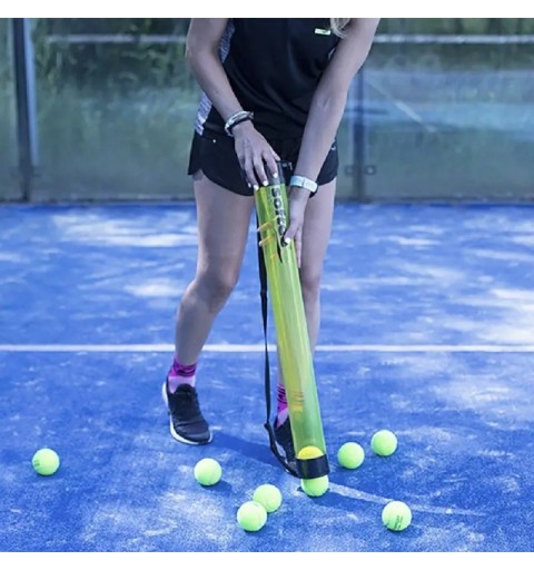 ten a manos iempre tus pelotas de tenis o padel con este tubo recogepelotas