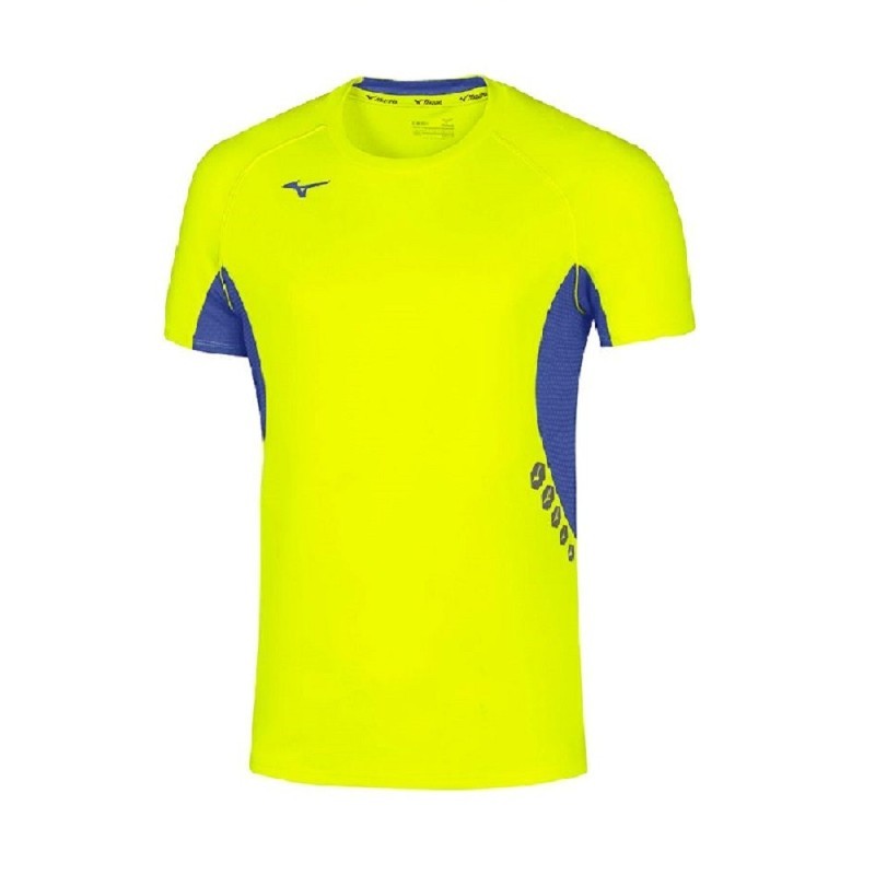 camiseta mizuno amarillo para tus actividades del dia a a dia