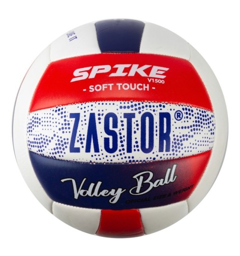 Balón Voleibol Zastor Spike 5V1500 Rojo/Azul T-5