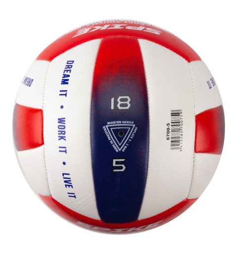 Balón Voleibol Zastor Spike 5V1500 Rojo/Azul T-5