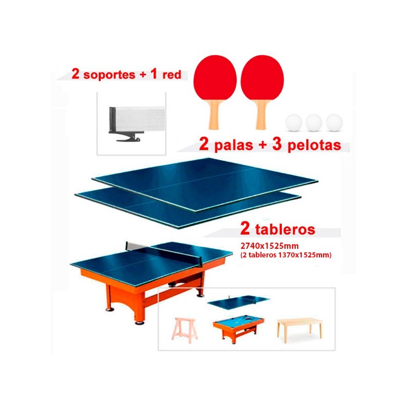 Set Tableros Ping Pong Max