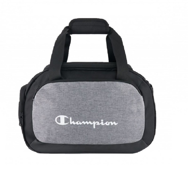 bolsa champion gris y negro