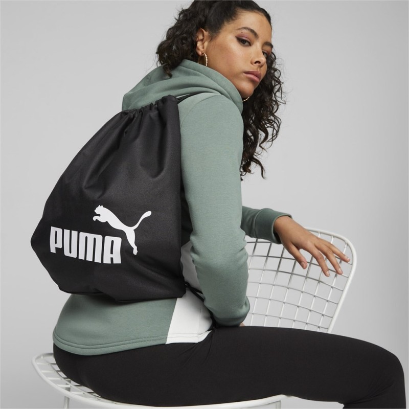 gym sack puma negro