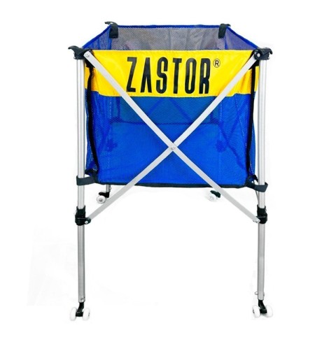 carro portabalones zastor azul y amarillo