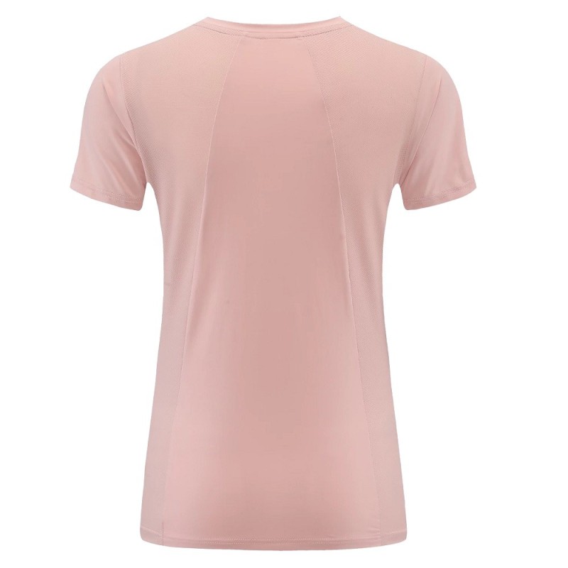 Camiseta rosa para mujer