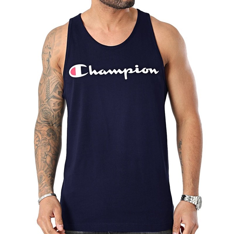 camiseta champion azul marino para tus dias de verano