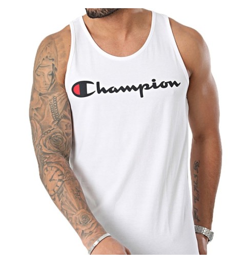 camiseta champion blanca de tirantes muy comoda