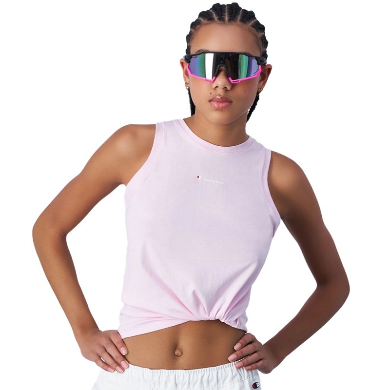 camiseta sin mangas de champion rosa perfecta para el verano