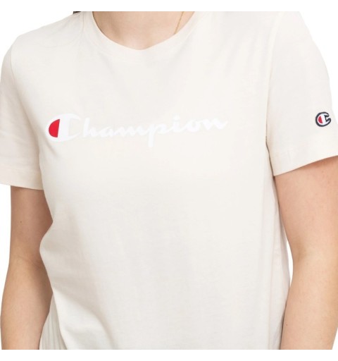 camiseta champion beige muy comoda