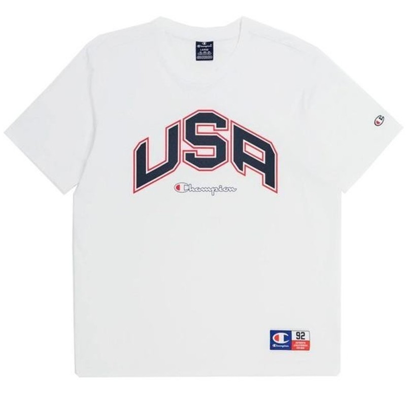 camiseta usa de champion de corte holgado