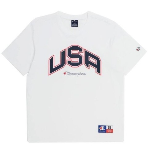 camiseta usa de champion de corte holgado