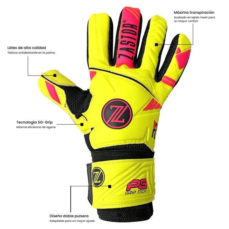 Guantes de portero de fútbol