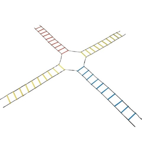 Escalera de agilidad cruzada