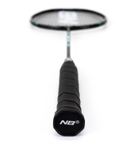 Raqueta de bádminton negra