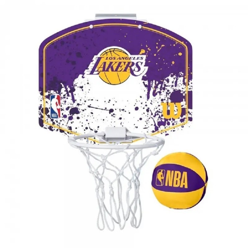 Set Minicanasta Wilson Team Mini Hoop NBA Lakers