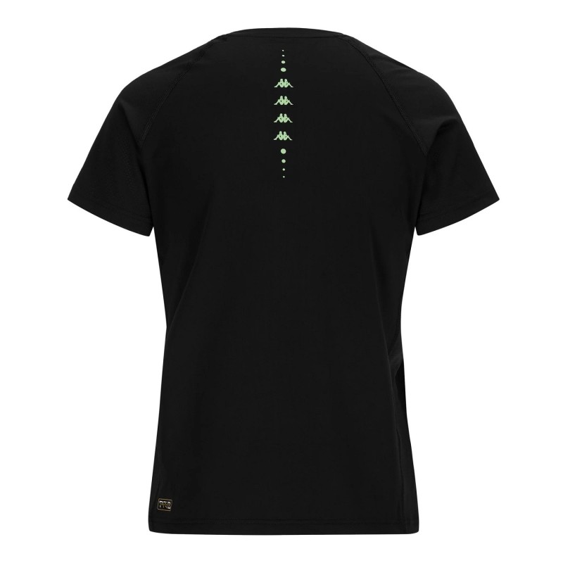 Camiseta Kappa Kombat Fiba Training Negro